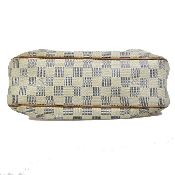 LOUIS VUITTON Siracusa PM Shoulder Bag Damier Azur Leather White N41113 82KB130 - Picture 6 of 14